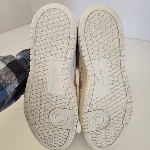 Reebok Women's Club C Double Revenge Platform Sneaker, Chalk/Smokey Rose, 10 - Picture 8 of 10